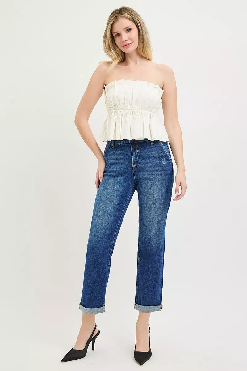 risen-slouchy-cropped-boyfriend-jeans-with-cuffed-hem-1 Image 6