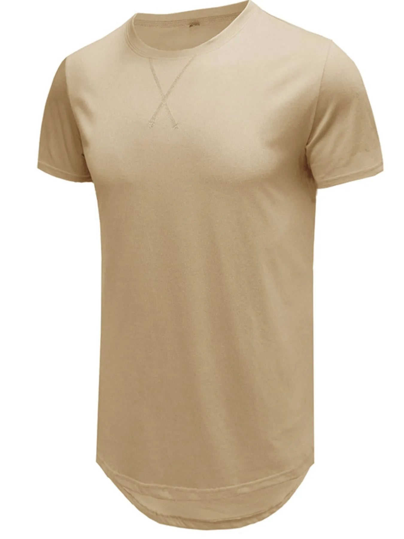 Men's Basic Curved Hem T-Shirt | Tampa Bay Discounts