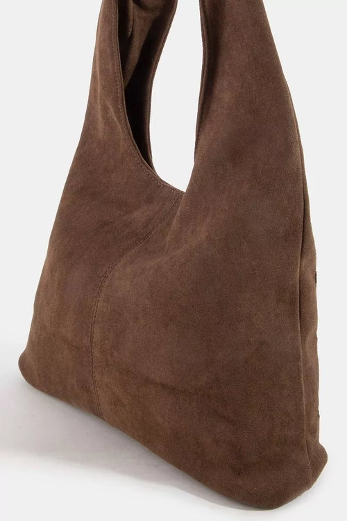fame-grommet-studded-suede-shoulder-bag 2