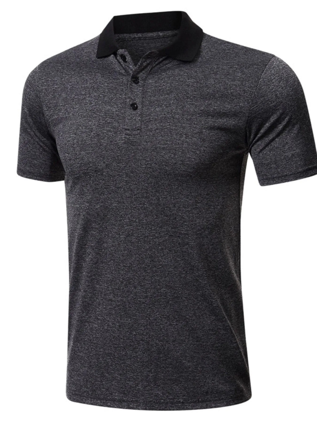 Men's Classic Heathered Polo Shirt with Contrast Collar | Tampa Bay Discounts