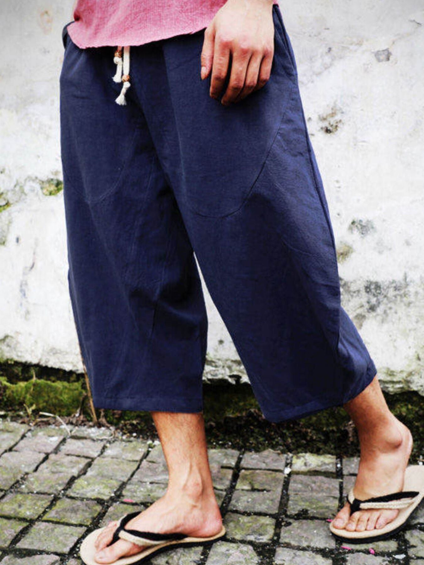 Men's Plus Size Loose Fit Cropped Pants | Tampa Bay Discounts