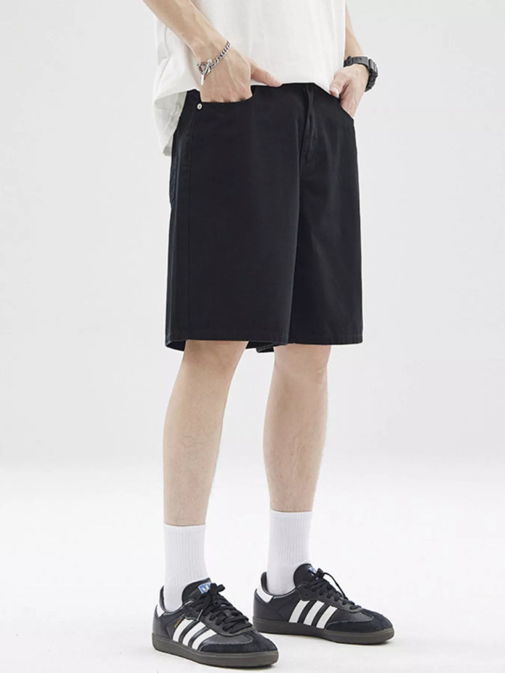 Men's Full Size Wide-Leg Shorts Plus Size | Tampa Bay Discounts