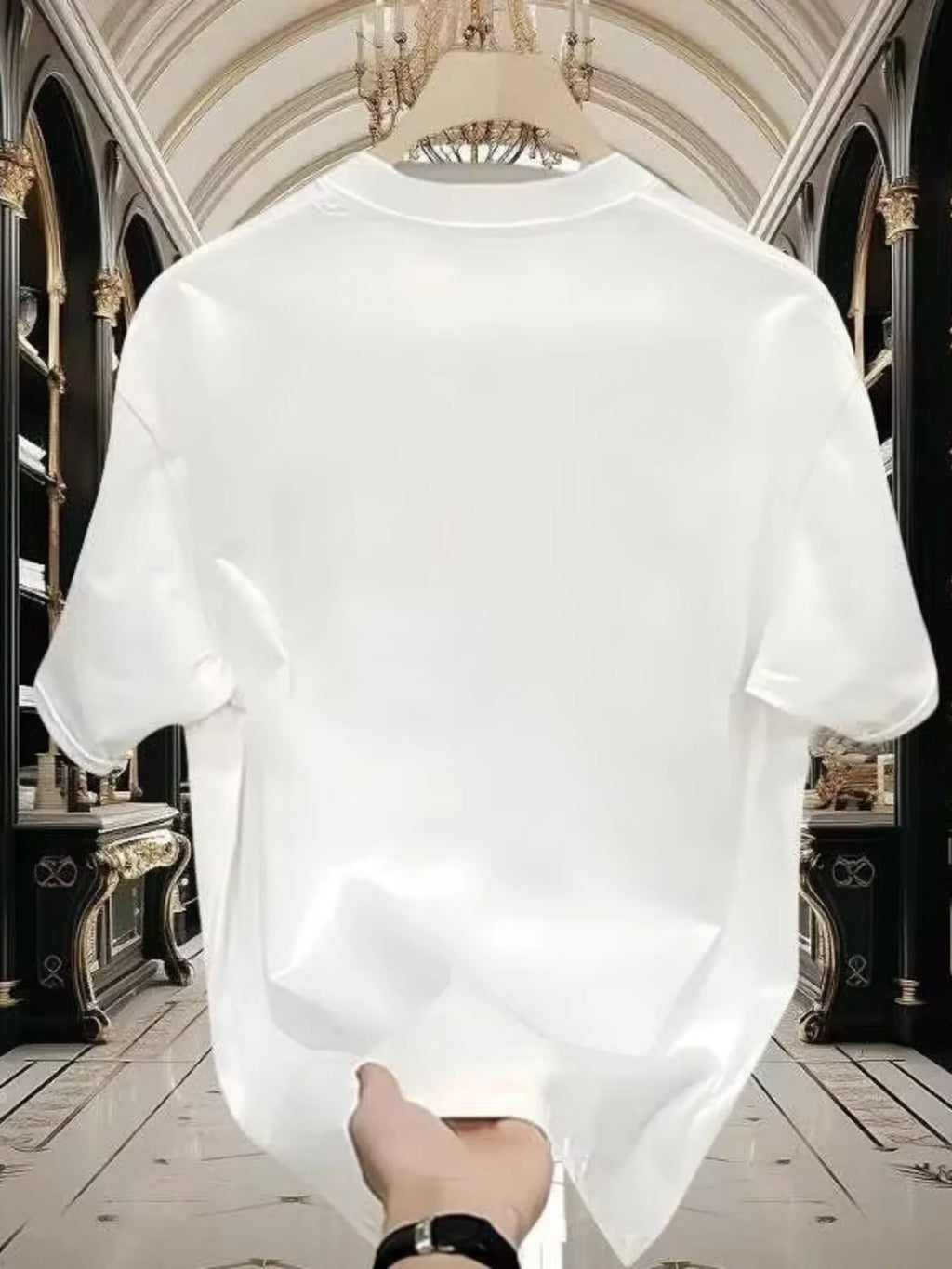 Men's Full Size Letter Round Neck Short Sleeve T-Shirt Plus Size | Tampa Bay Discounts