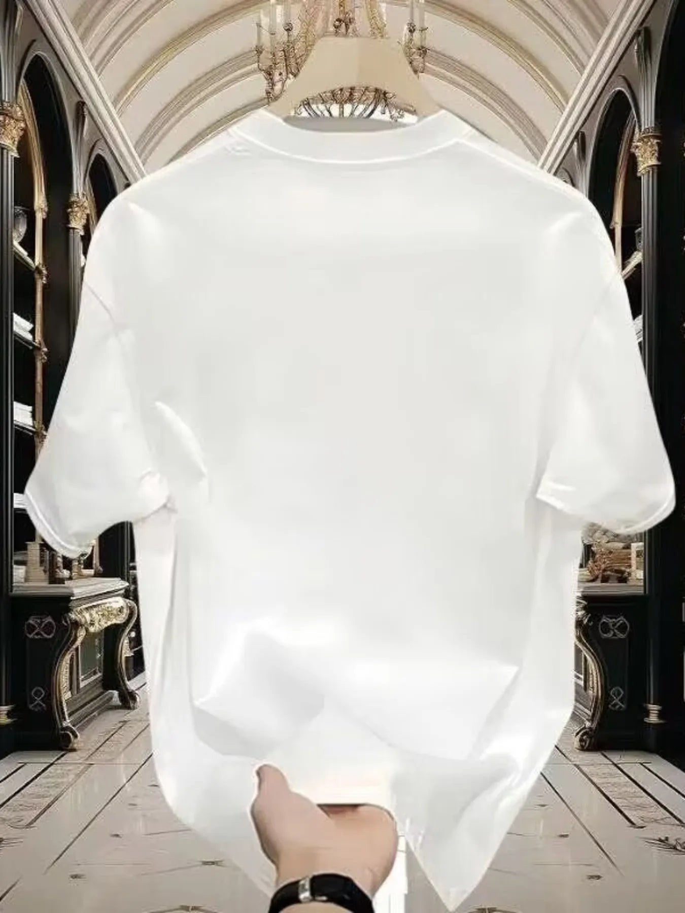 Men's Full Size Letter Round Neck Short Sleeve T-Shirt Plus Size | Tampa Bay Discounts