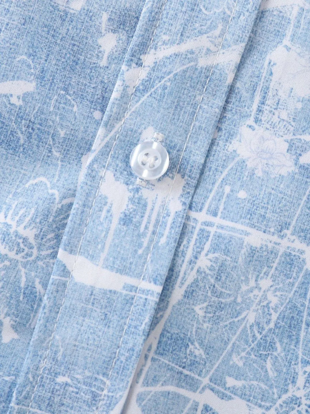 Men's Printed Short Sleeve Button Down Shirt | Tampa Bay Discounts
