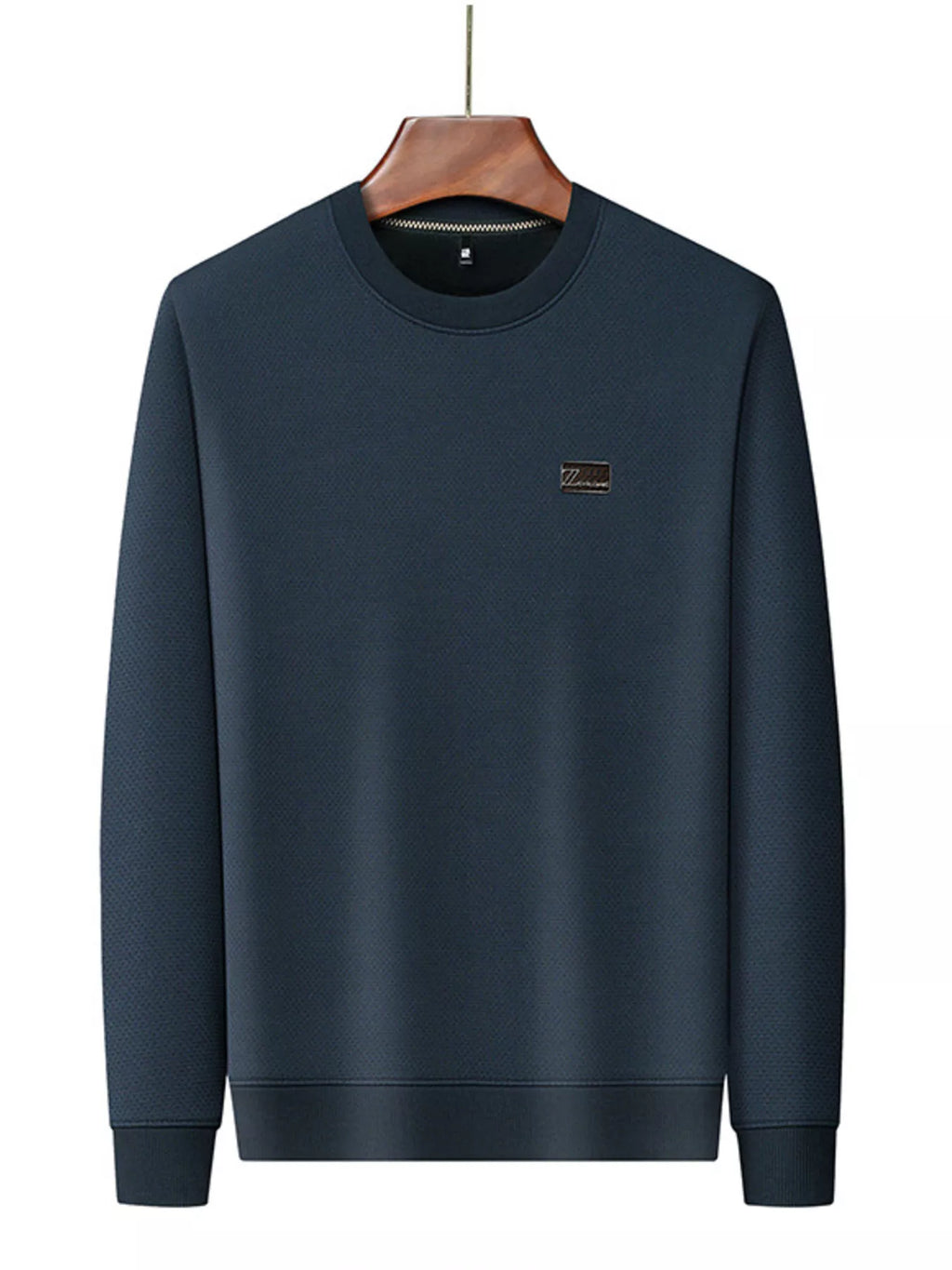Men's Plus Size Textured Long Sleeve Casual T-Shirt | Tampa Bay Discounts