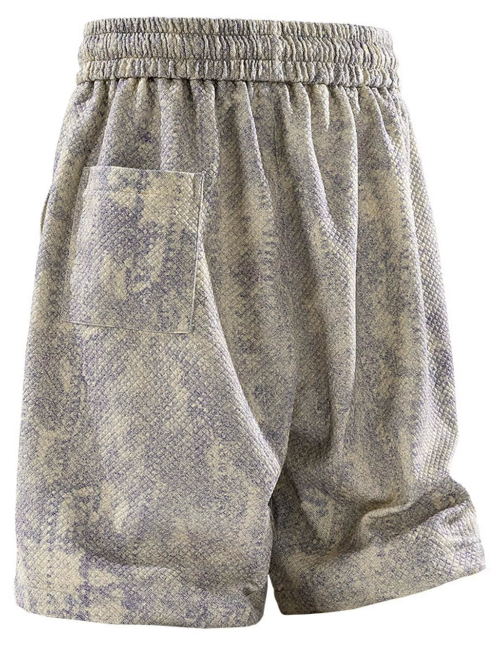 Men's Plus Size Snake Print Drawstring Shorts | Tampa Bay Discounts