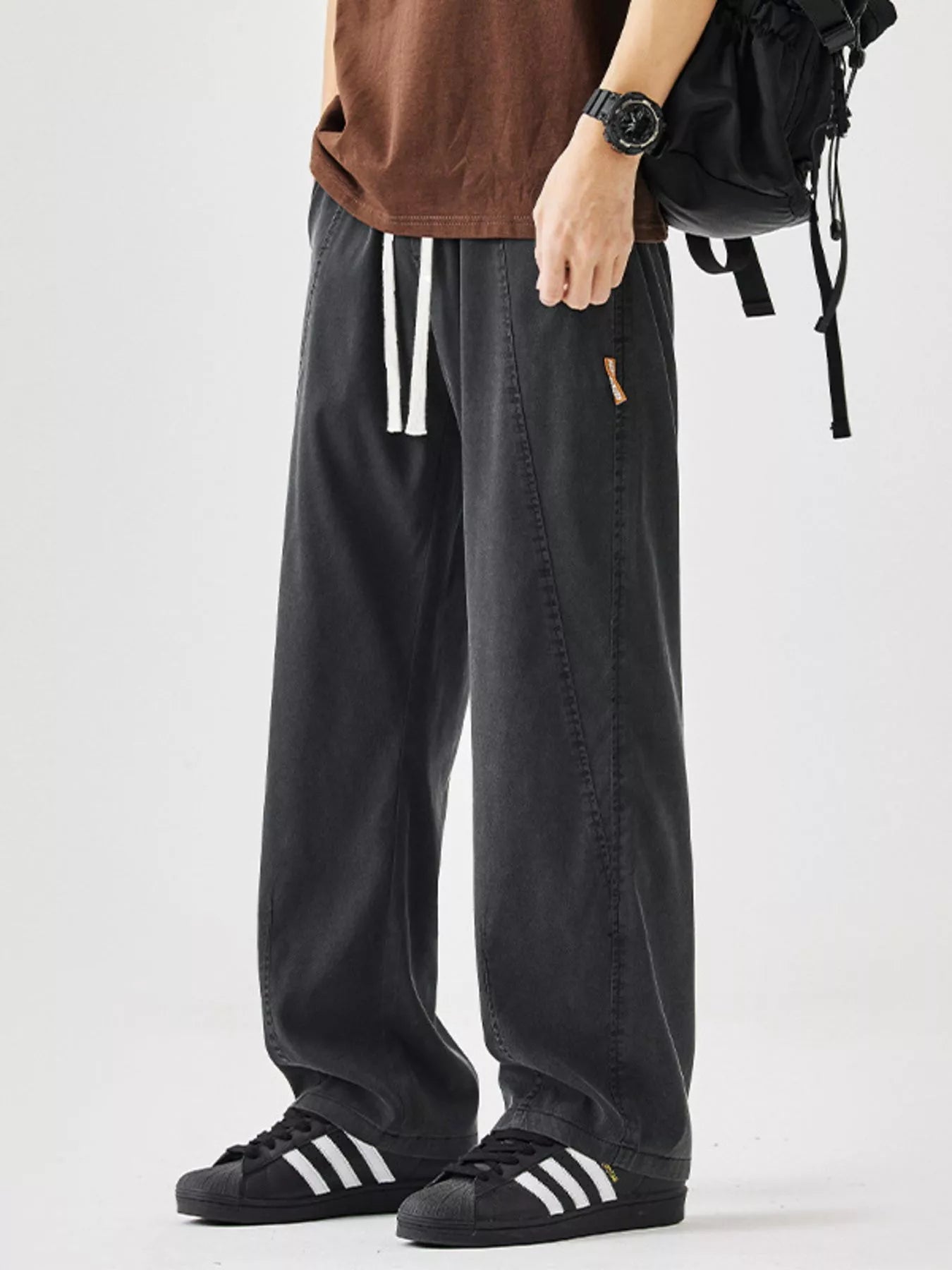 Men's Plus Size Casual Loose Wide Leg Pants | Tampa Bay Discounts