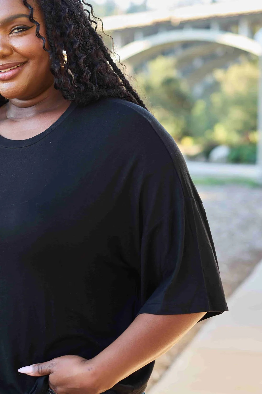basic-bae-full-size-round-neck-drop-shoulder-t-shirt image 10