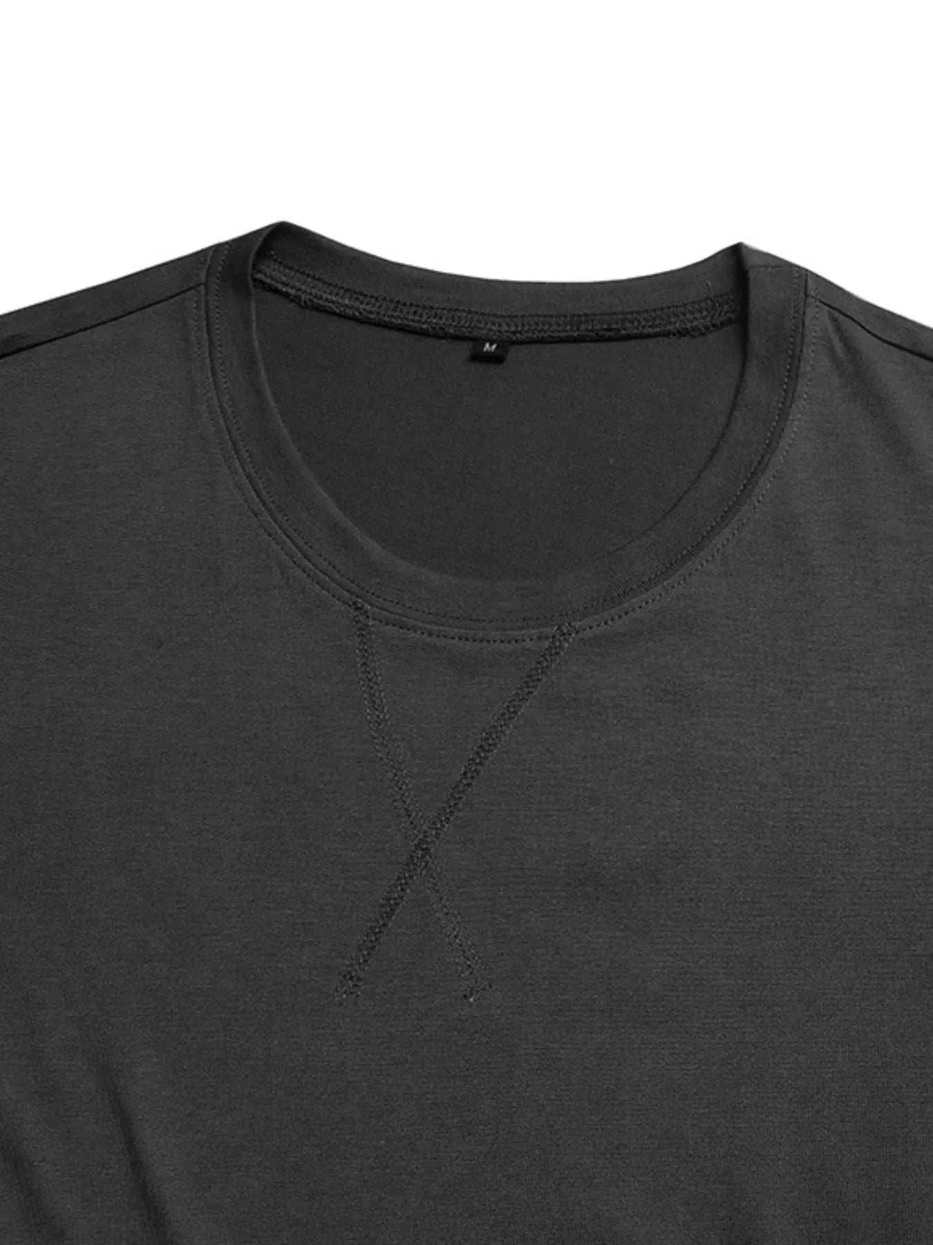 Men's Basic Curved Hem T-Shirt | Tampa Bay Discounts