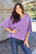 basic-bae-bamboo-full-size-round-neck-drop-shoulder-t-shirt image 1