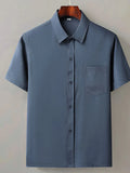 Men's Full Size Button Up Short Sleeve Shirt Plus Size | Tampa Bay Discounts