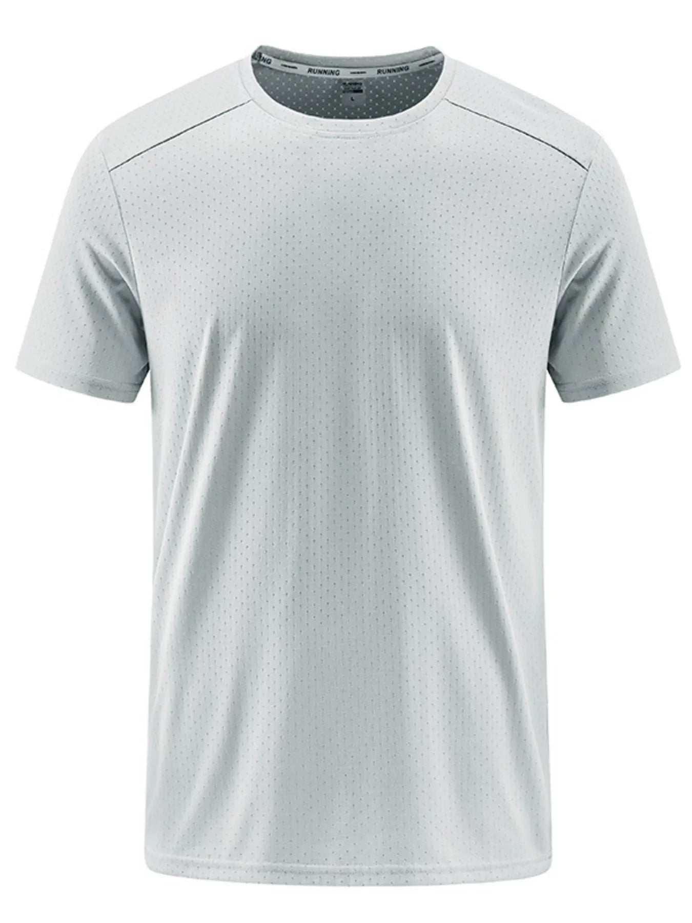 Men's Plus Size Round Neck Short Sleeve Active T-Shirt | Tampa Bay Discounts