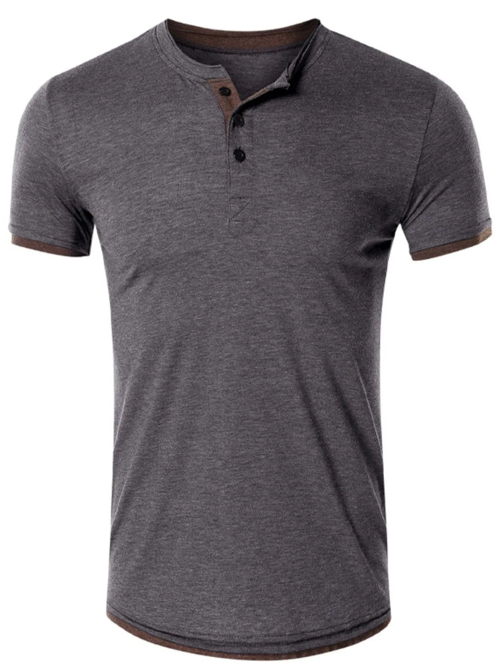 Men's Classic Henley Short Sleeve Top | Tampa Bay Discounts