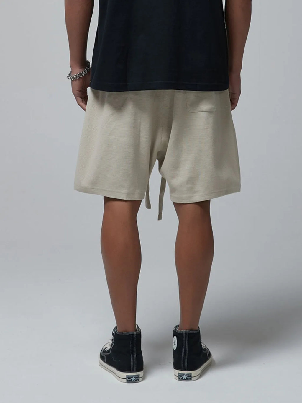 Men's Drawstring Waffle Shorts with Pockets | Tampa Bay Discounts