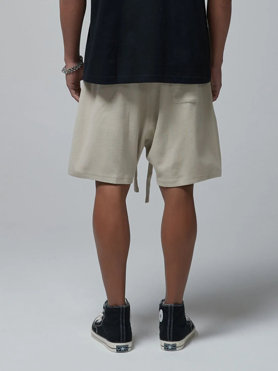 Men's Drawstring Waffle Shorts with Pockets | Tampa Bay Discounts