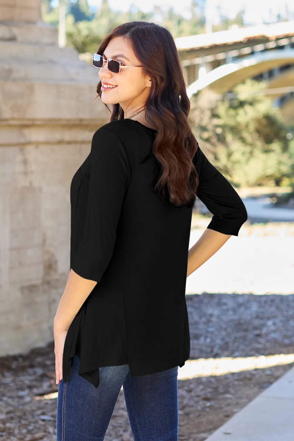 basic-bae-full-size-round-neck-pocketed-t-shirt image 9