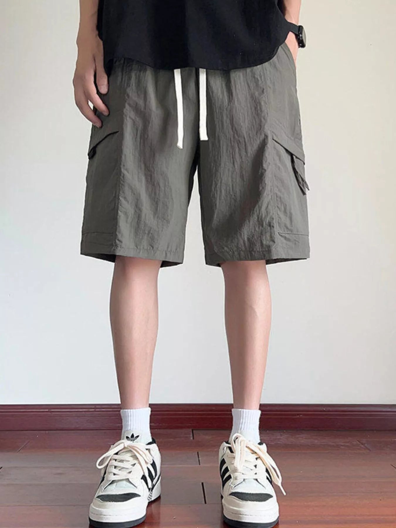 Men's Plus Size Cargo Shorts with Drawstring | Tampa Bay Discounts