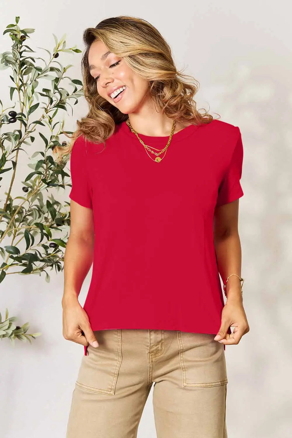 basic-bae-full-size-round-neck-short-sleeve-t-shirt image 16