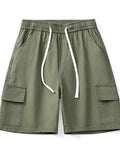 Men's Full Size Drawstring Loose Fit Shorts Plus Size | Tampa Bay Discounts