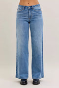 judy-blue-mid-rise-retro-wide-leg-jeans Image 1