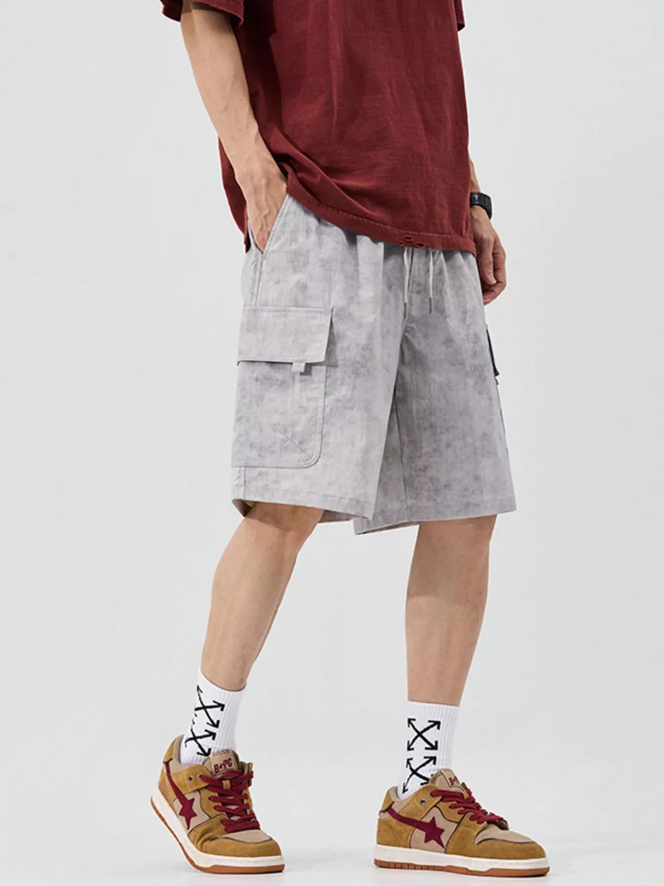 Men's Plus Size Loose Fit Cargo Shorts | Tampa Bay Discounts
