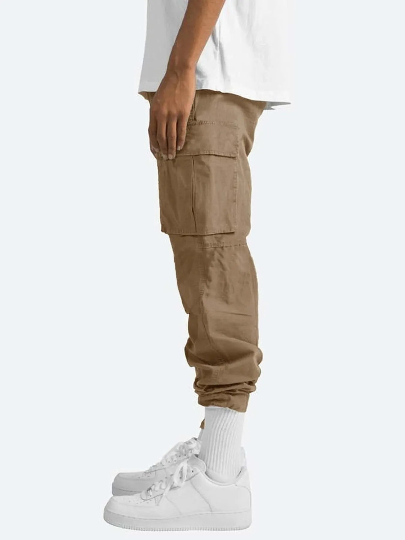 Men's Full Size Drawstring Cargo Pants Plus Size | Tampa Bay Discounts