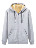 Men's Plus Size Sherpa Lined Zip Up Hoodie | Tampa Bay Discounts