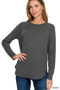 zenana-baby-waffle-long-sleeve-top-1 image 1