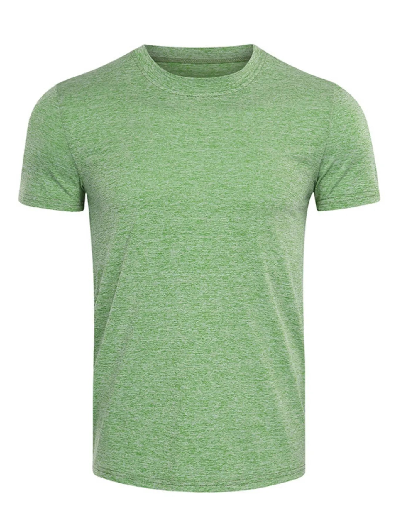 Men's Heathered Casual Round Neck T-Shirt | Tampa Bay Discounts