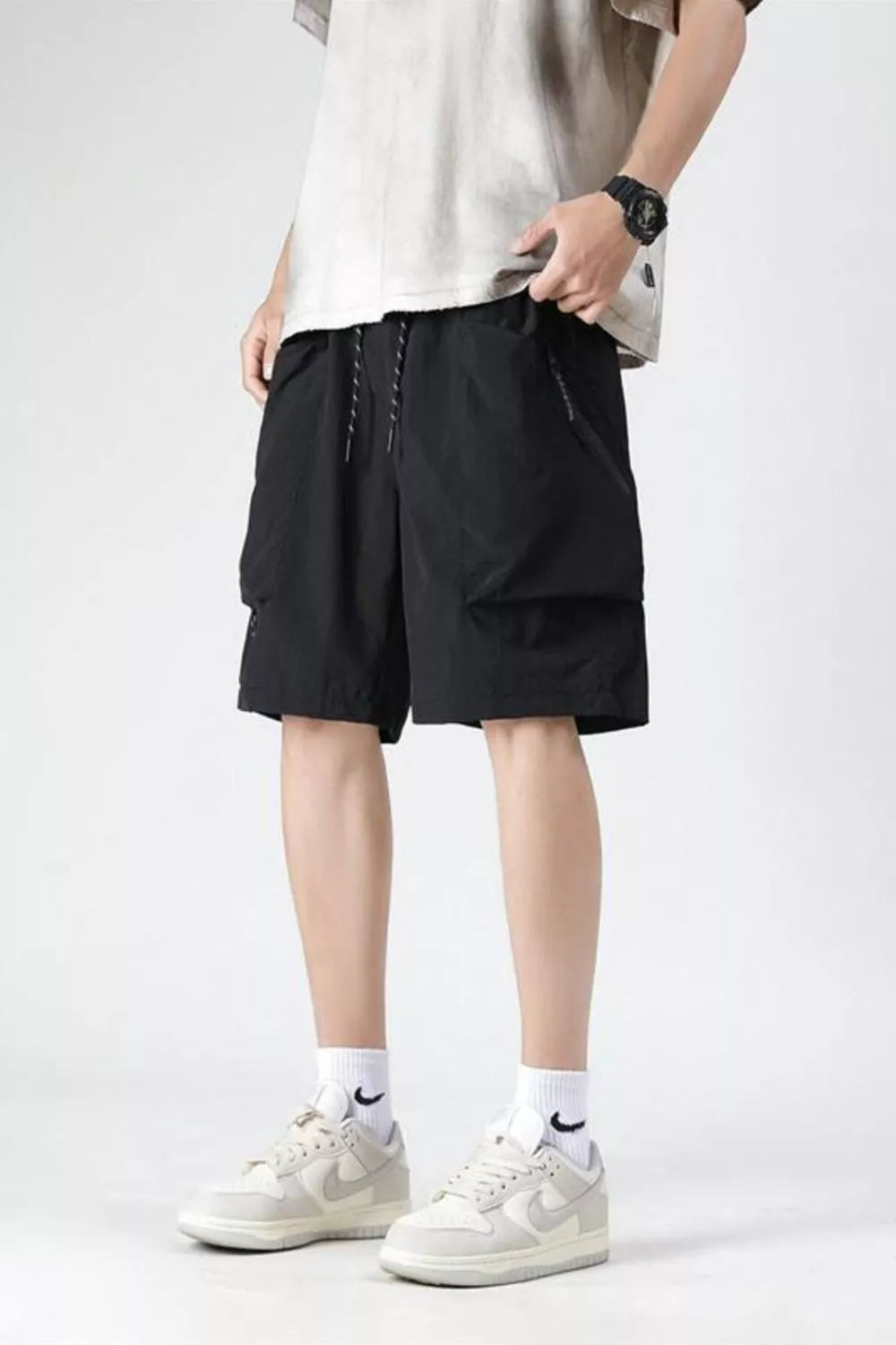 Men's Plus Size Cargo Pocket Relaxed Fit Shorts | Tampa Bay Discounts