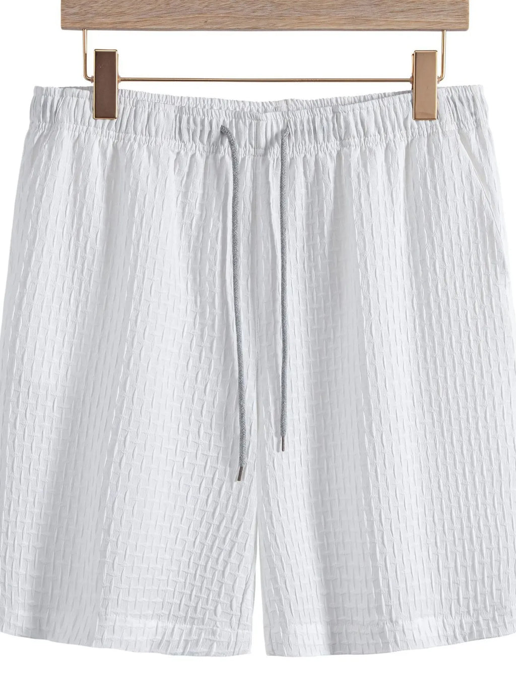 Men's Classic Textured Shorts with Elastic Waist | Tampa Bay Discounts