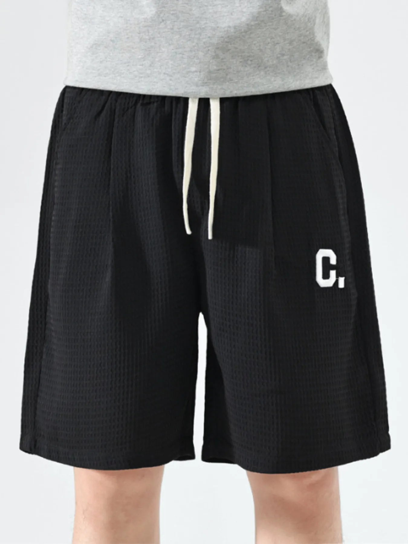 Men's Drawstring Pocketed Shorts | Tampa Bay Discounts