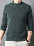 Men's Plus Size Textured Knit Mock Neck Sweater | Tampa Bay Discounts