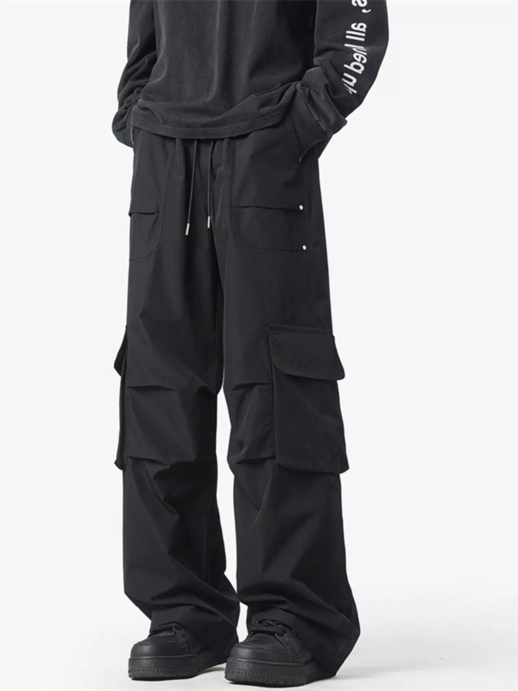Men's Plus Size Cargo Wide Leg Pants | Tampa Bay Discounts