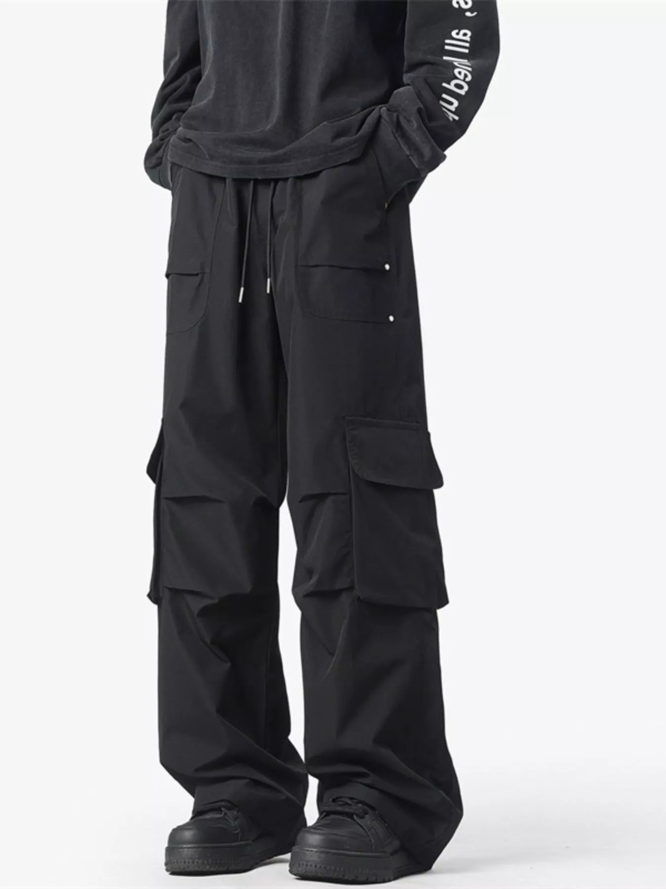 Men's Plus Size Cargo Wide Leg Pants | Tampa Bay Discounts