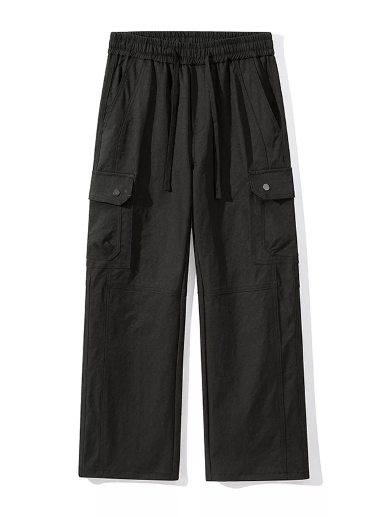 Men's Full Size Drawstring Cargo Wide Leg Pants Plus Size | Tampa Bay Discounts