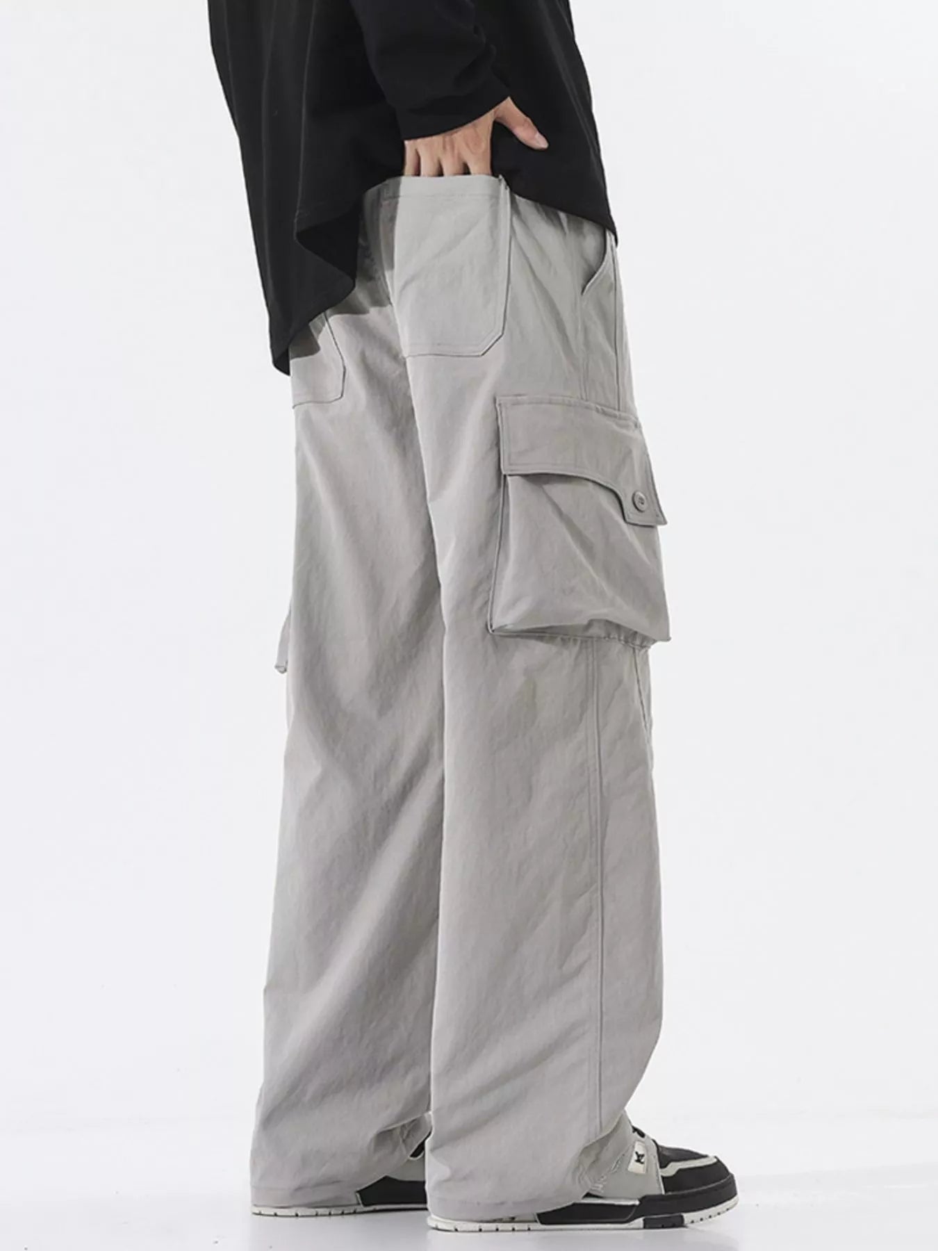 Men's Full Size Loose Fit Cargo Pants Plus Size | Tampa Bay Discounts