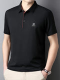 Men's Full Size Button Detail Short Sleeve Polo Plus Size | Tampa Bay Discounts