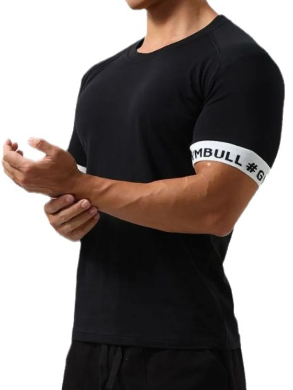 Men's Round Neck Contrast Short Sleeve T-Shirt | Tampa Bay Discounts