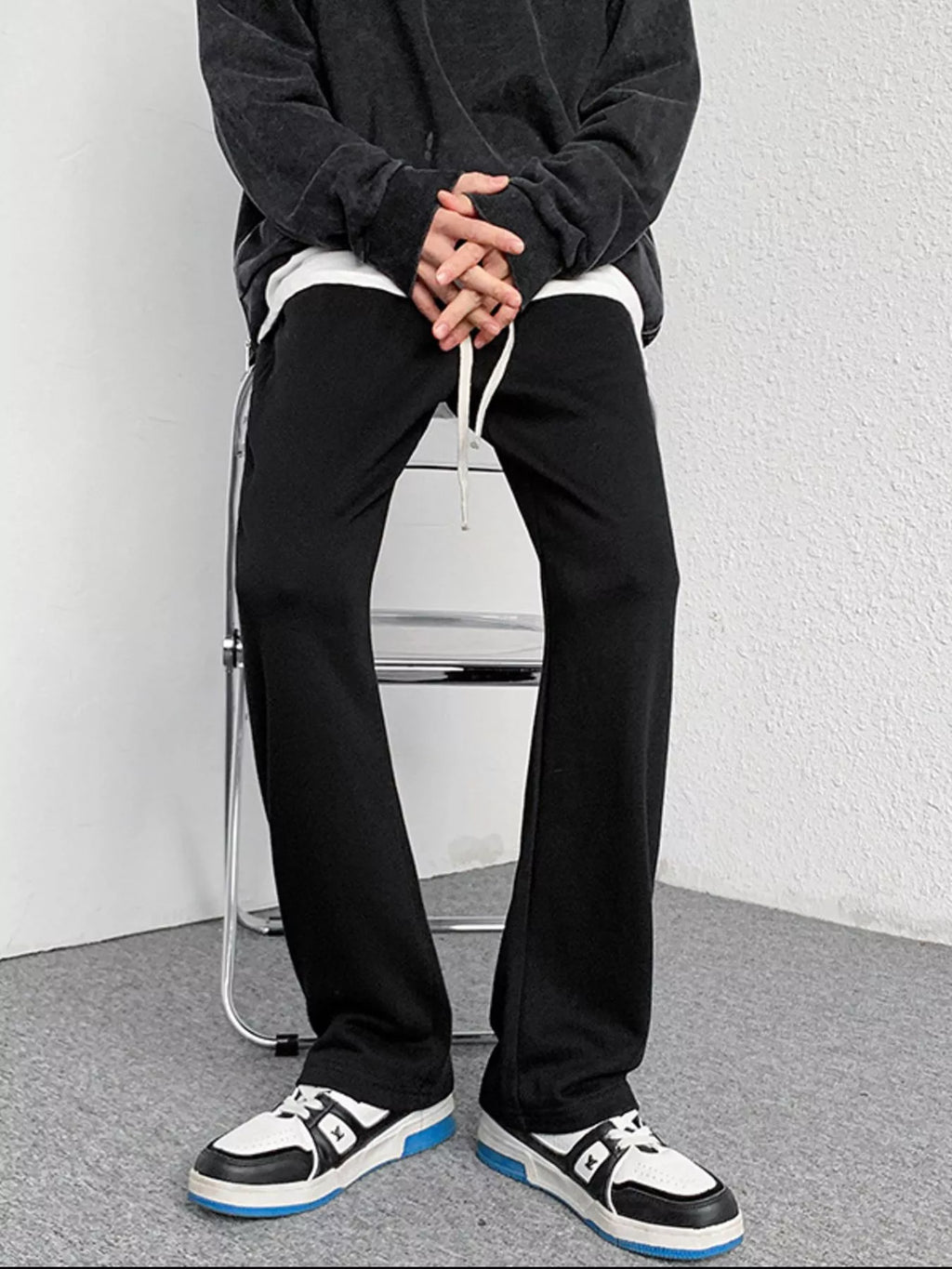 Men's Drawstring Wide Leg Pants | Tampa Bay Discounts