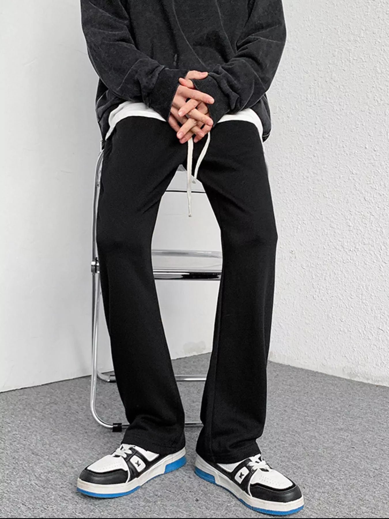 Men's Drawstring Wide Leg Pants | Tampa Bay Discounts
