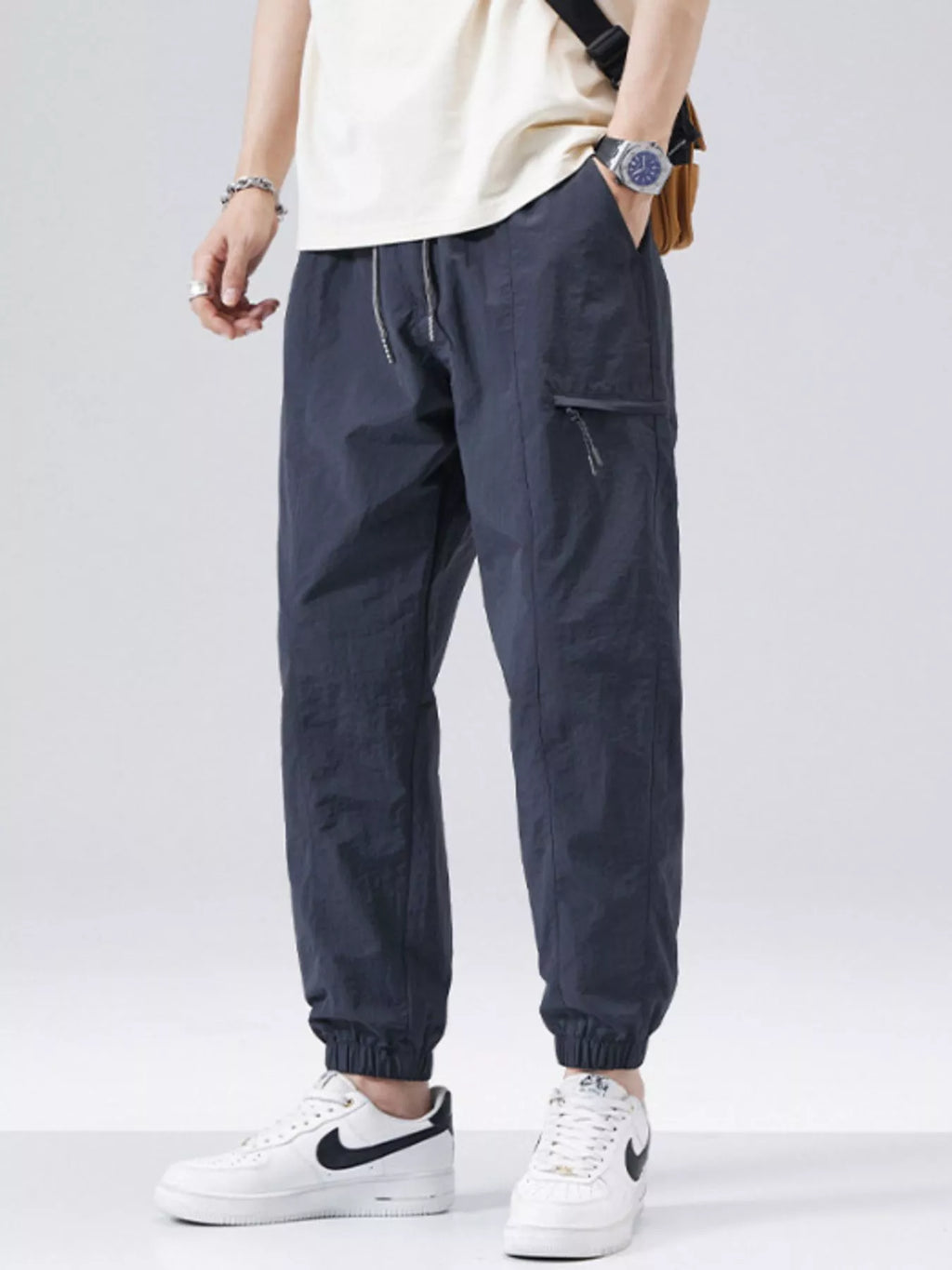 Men's Plus Size Loose Fit Drawstring Joggers | Tampa Bay Discounts