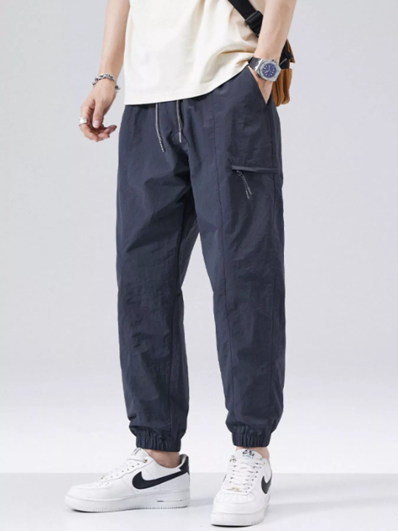 Men's Plus Size Loose Fit Drawstring Joggers | Tampa Bay Discounts