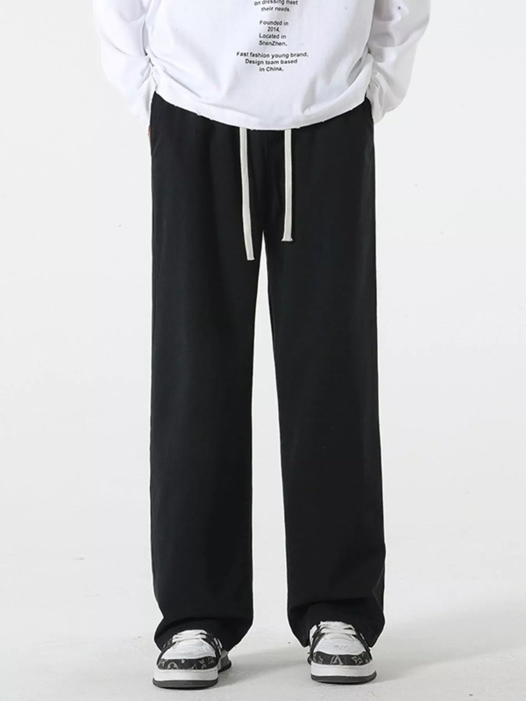 Men's Full Size Relaxed Fit Drawstring Pants Plus Size | Tampa Bay Discounts