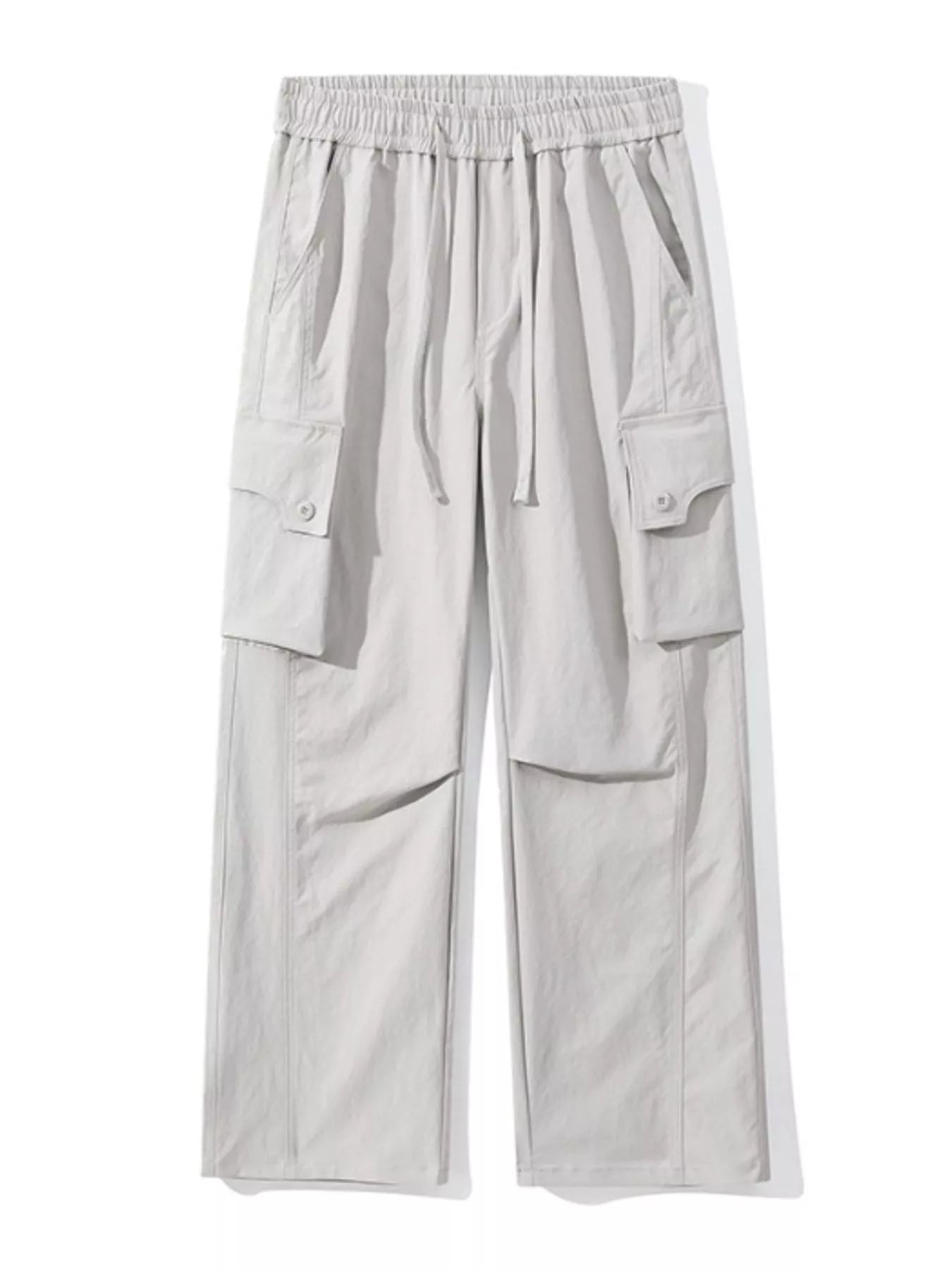 Men's Full Size Loose Fit Multi-Pocket Cargo Pants Plus Size | Tampa Bay Discounts