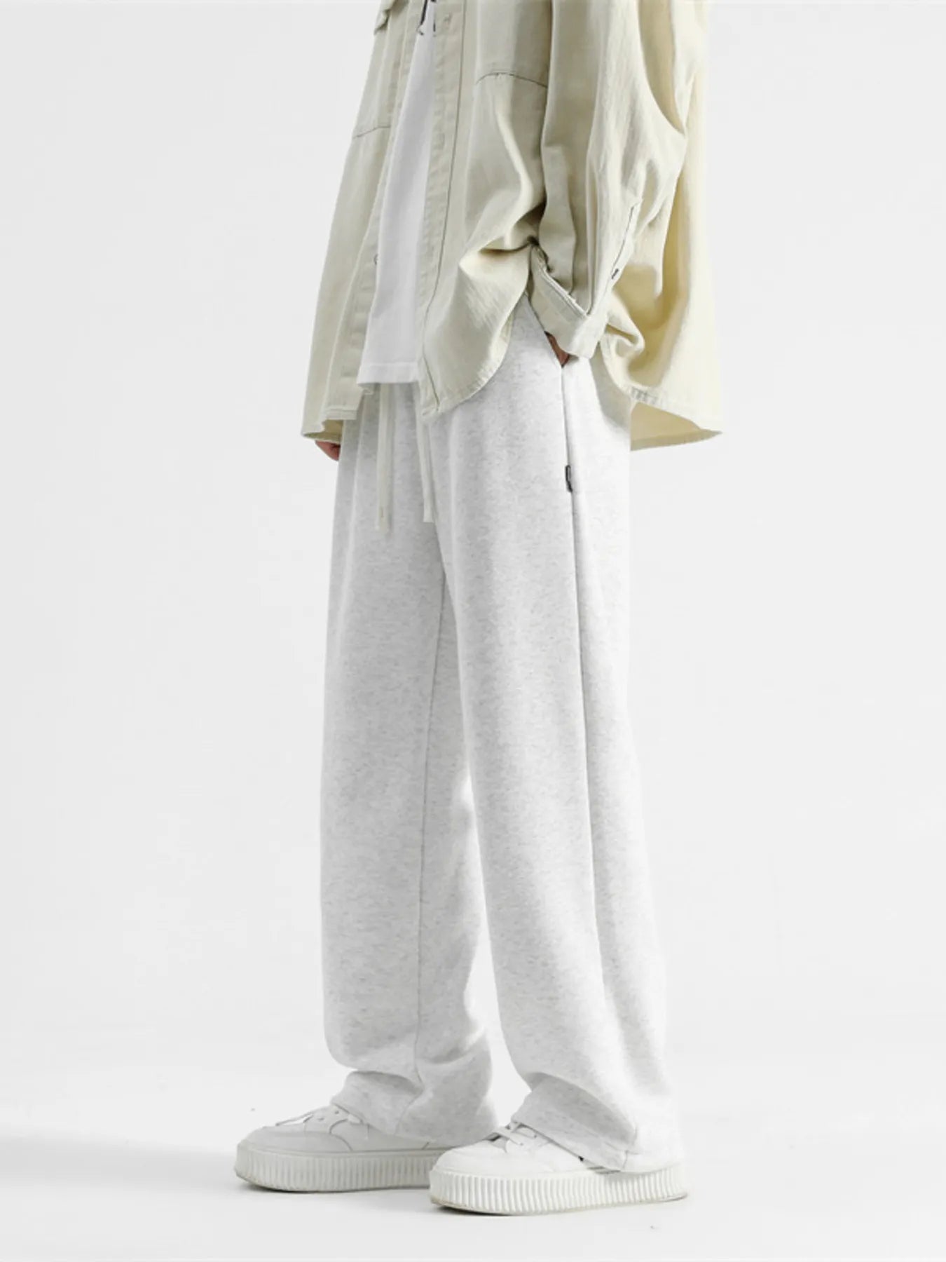 Men's Full Size Drawstring Wide Leg Pants Plus Size | Tampa Bay Discounts