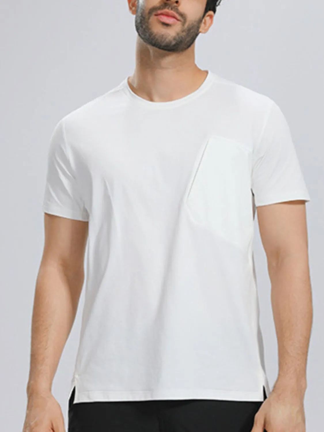 Men's Plus Size Round Neck Short Sleeve T-Shirt | Tampa Bay Discounts