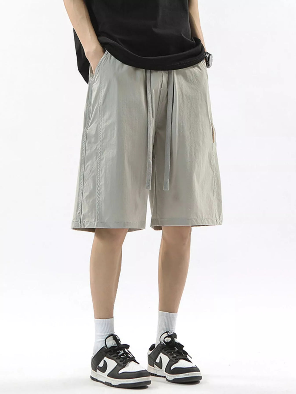 Men's Full Size Drawstring Casual Loose-Fit Pants Plus Size | Tampa Bay Discounts