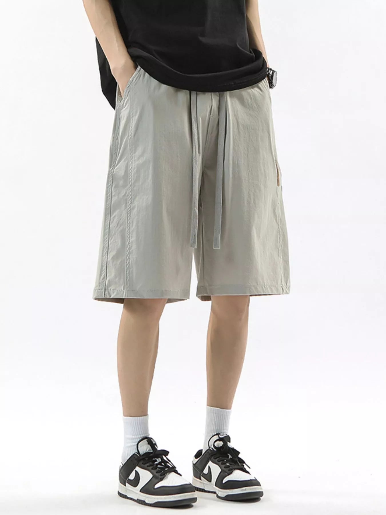 Men's Full Size Drawstring Casual Loose-Fit Pants Plus Size | Tampa Bay Discounts